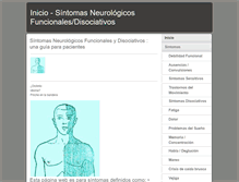 Tablet Screenshot of neurosintomas.org